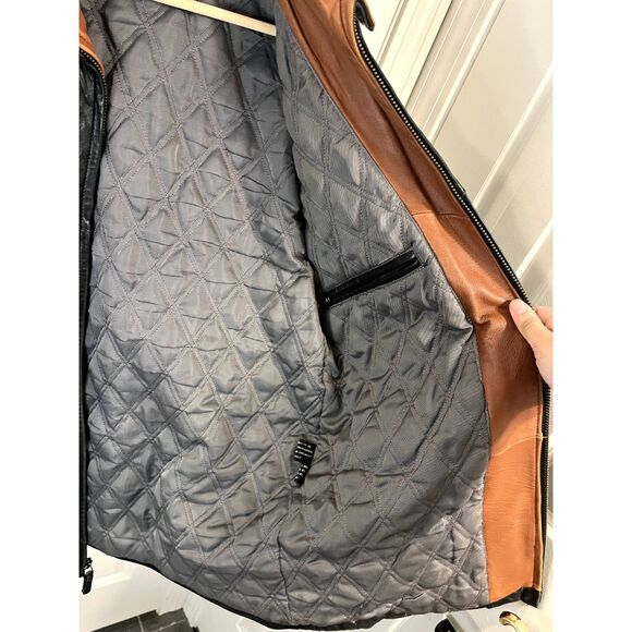 Vintage Steve Madden Men's Leather Jacket Size Small - Picture 10 of 12